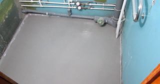 Наливной пол в туалете Балахна, цена от 870 руб.